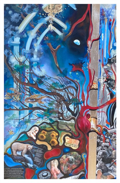 November 6, 2024 Take Your Broken Heart and Make Art #1 20x30 ~ 2025