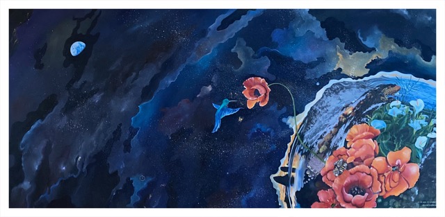 Earthrise #3 24x48 ~ 2024